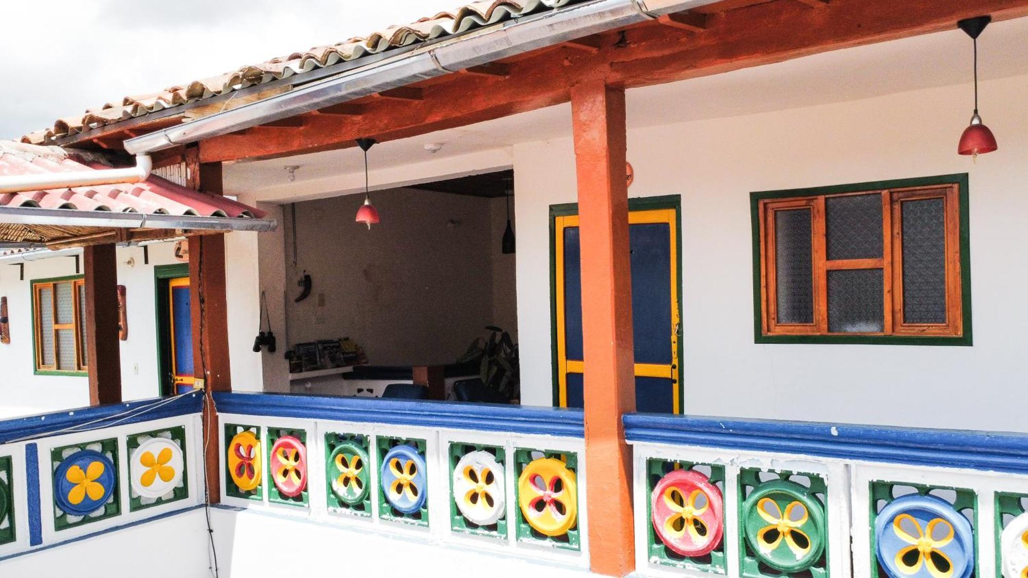 Hostal El Caminante El Cocuy ภายนอก รูปภาพ