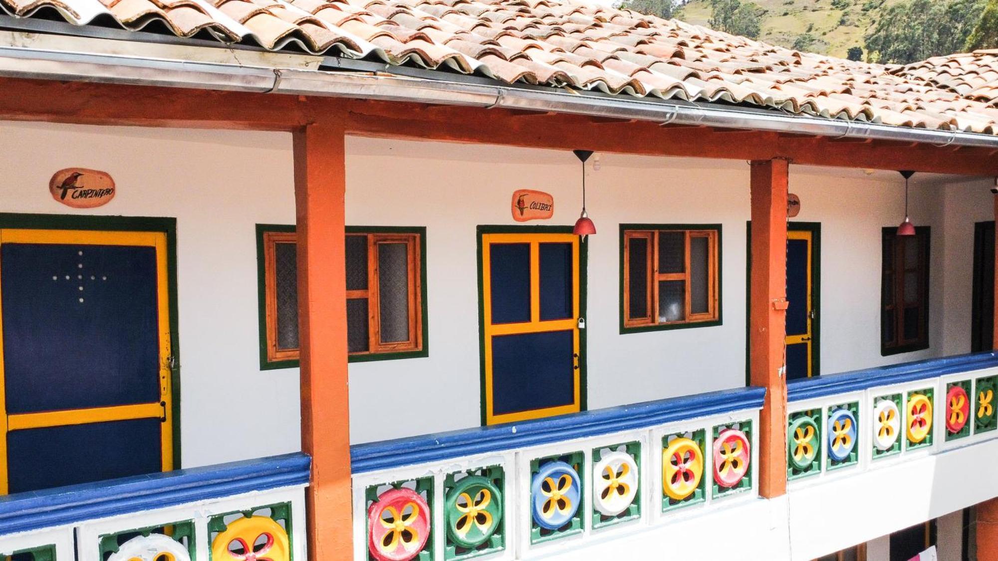 Hostal El Caminante El Cocuy ภายนอก รูปภาพ