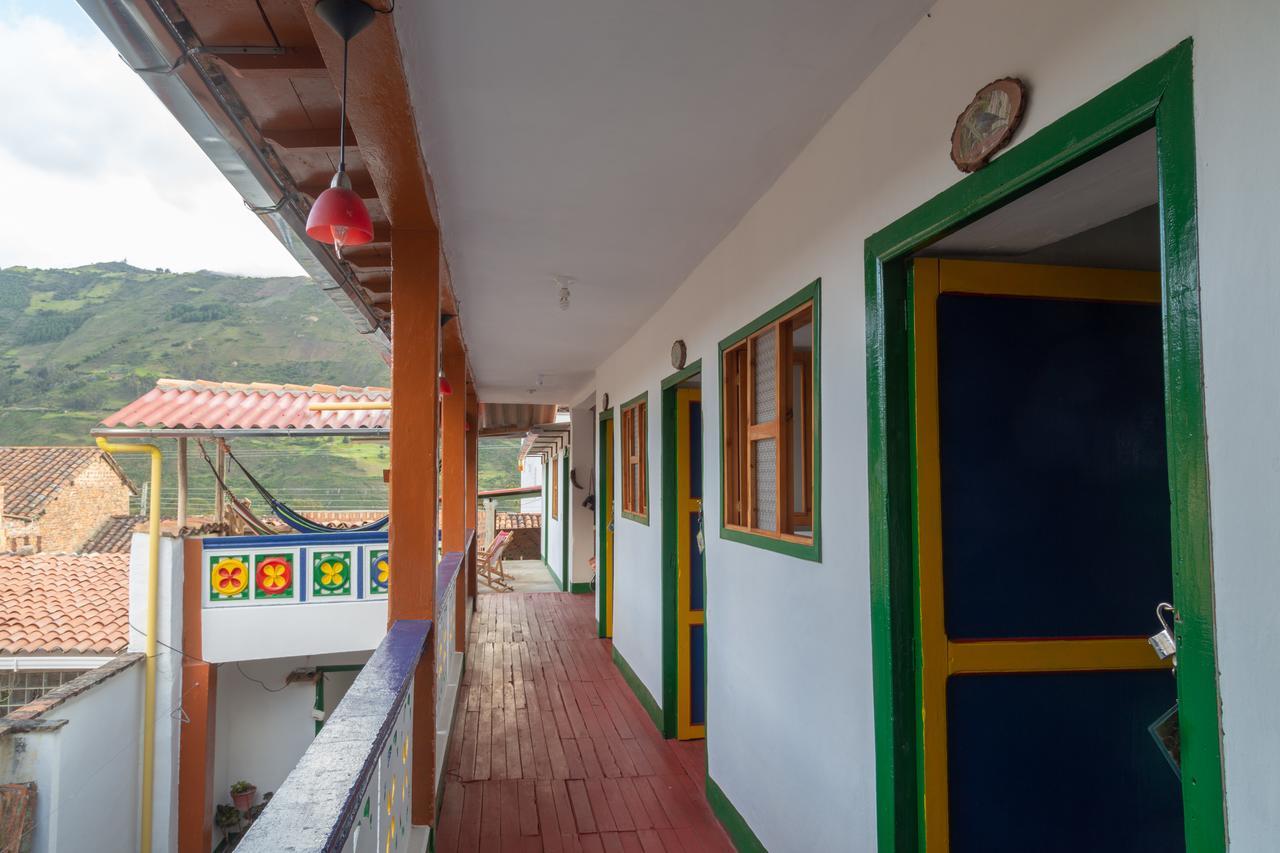 Hostal El Caminante El Cocuy ภายนอก รูปภาพ